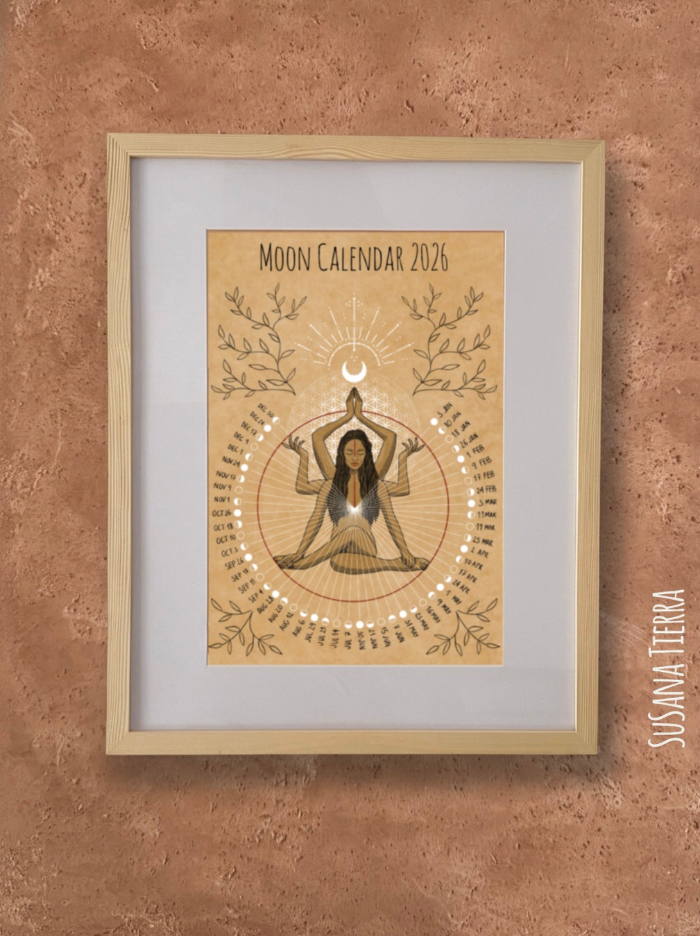 Calendario lunar 2026 | Fases de la Luna, Espiritualidad y Decoración Consciente