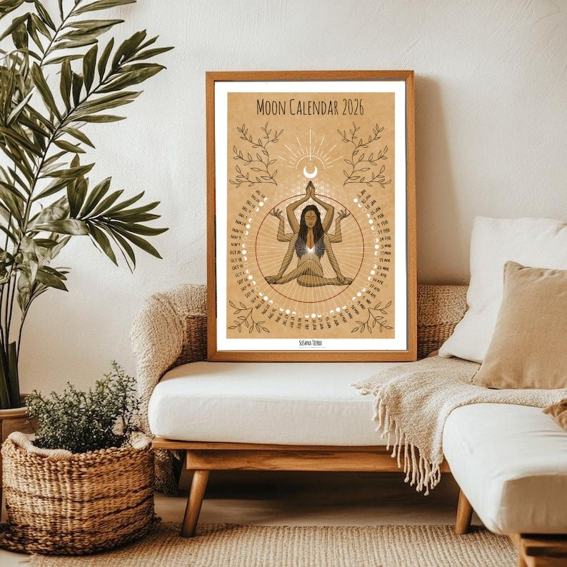 Calendario lunar 2026 | Fases de la Luna, Espiritualidad y Decoración Consciente